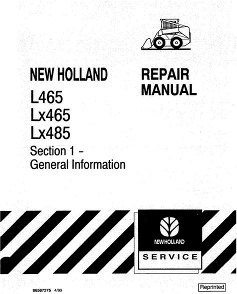 New holland Lx465 Manuals 